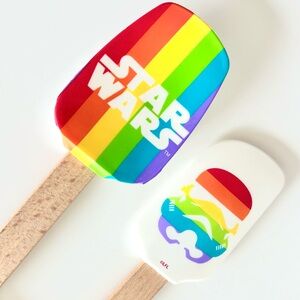 🆕 Disney Star Wars Pride Collection Ltd Edition Silicone Spatula & Spoon Set